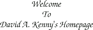 Welcome To David A. Kenny's Homepage